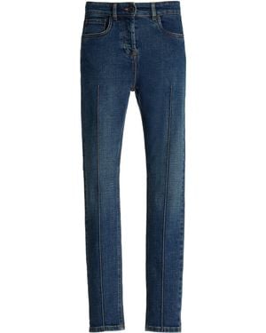 Miu Miu Stretch Low-rise Skinny Jeans - Blue