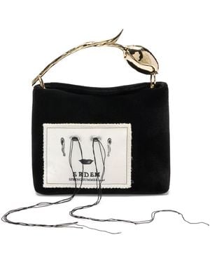 Erdem Mini Bloom Bag - Black