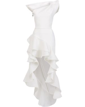 PIÉTON ÉPISODE Cara Leather Slingback Court Shoes - White