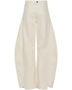 A.W.A.K.E. MODE Rigid High-Rise Balloon Jeans - White