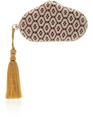 Marlies Grace Exclusive La Isla Marlies Crocheted Clutch - White