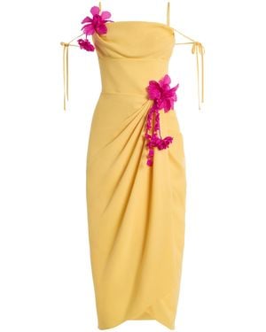 Rosie Assoulin Exclusive La Isla Sarong But So Right Dress - Yellow