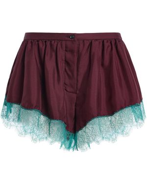 Franchise Lisette Silk Shorts - Red