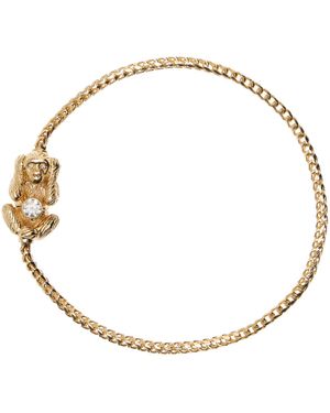 Eden Presley Hear No Evil 14K Diamond Bracelet - White