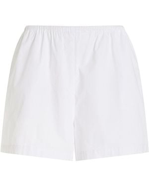Solid & Striped X Sofia Richie Grainge Exclusive The Loretto Cotton Shorts - White