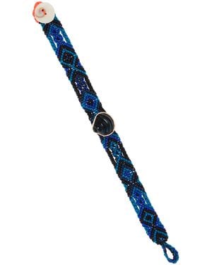 Dezso by Sara Beltran 18k Rose Gold Tigers Eye Bracelet - Blue