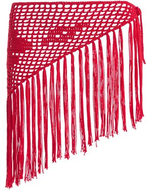 Sloan The Scarf Crochet Belt - Red