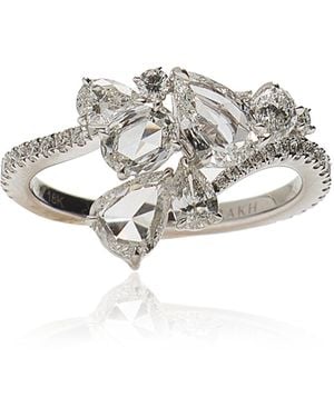 Harakh Cascade 18k White Gold Diamond Ring
