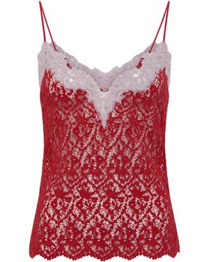 Gabriela Hearst Umbra Cotton Top - Red