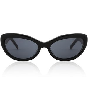 St. Agni 90S Square Sunglasses - Black