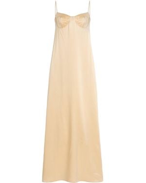 Kamperett Sloan Silk Maxi Slip Dress - Natural