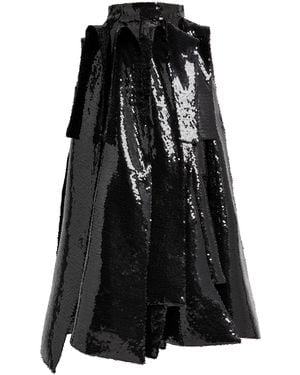 A.W.A.K.E. MODE Sequined Multi-Panel Maxi Skirt - Black