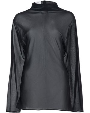 Sloan Exclusive The Sheer Turtleneck Top - Black