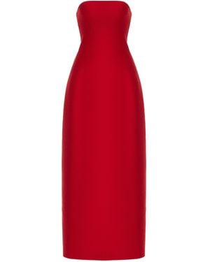 Gabriela Hearst Immanuel Knit Maxi Dress - Red