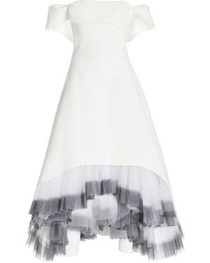 Maticevski Oberon Layered Gown - White