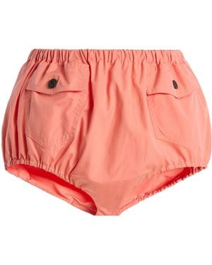 Prada Cotton-Poplin Bloomer Shorts - Pink