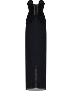 Christopher Esber Plunge Jersey Maxi Dress - Black