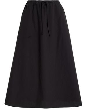 Matteau Cotton Skirt - Black