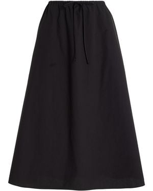 Matteau Cotton Skirt - Black