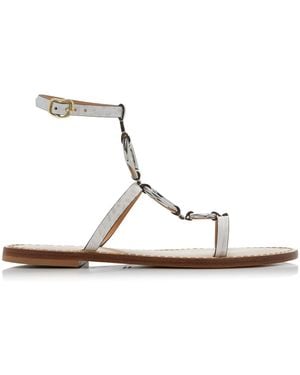 Amanu Exclusive Riviera The Bazaruto Leather Sandals - White