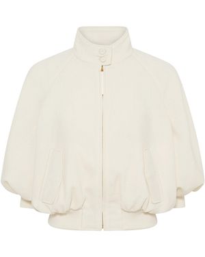 Gabriela Hearst Aluin Wool Jacket - White