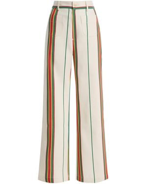La Veste Exclusive La Isla Pippi Cotton Straight-Leg Pants - Natural