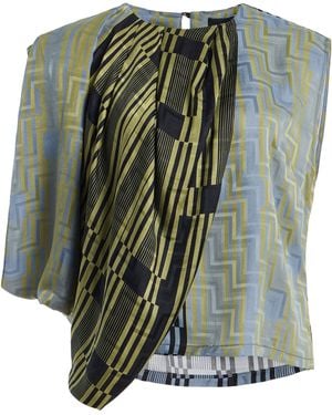 Rachel Comey Cloak Silk Top - Green