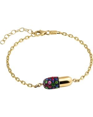 Elior Pill 18K Sapphire Bracelet - Metallic