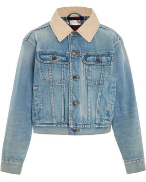 The Row Joras Denim Trucker Jacket - Blue