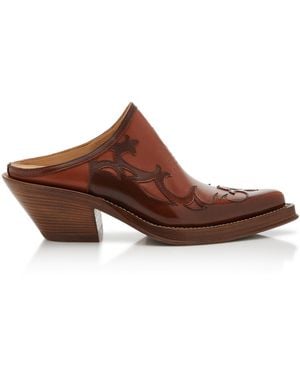 Gabriela Hearst Temperance Leather Mules - Brown