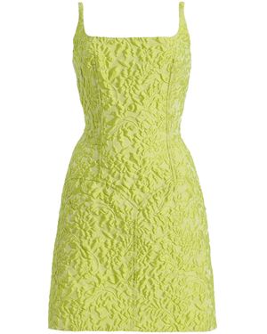 Emilia Wickstead Eliezer Jacquard Mini Dress - Green
