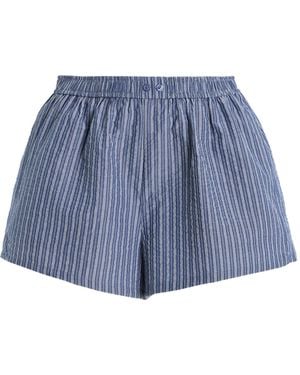 ELCE Exclusive Ime Striped Cotton-Blend Boxer Shorts - Blue