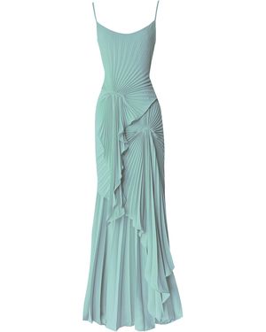 Georgia Hardinge Torrent Georgette Maxi Dress - Blue