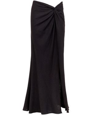ViX Sirene Slip Maxi Skirt - Black