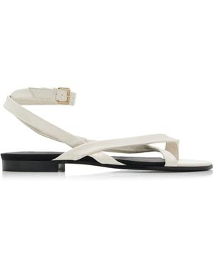 Co. Leather Sandals - White