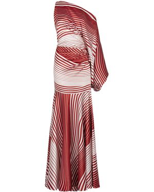 Silvia Tcherassi Noy Silk Maxi Dress - Red