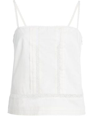 STAUD Corinna Cotton Top - White