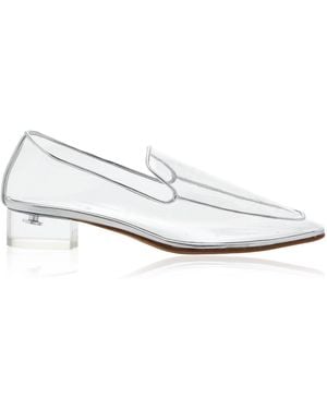 Herbert Levine Clear The Air Pvc Loafers - White