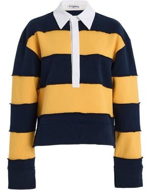 K.ngsley Riis Cotton Polo Shirt - Blue