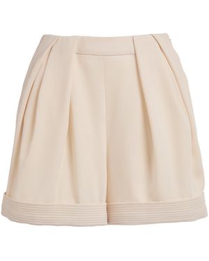 Lanvin Pleated Shorts - Natural