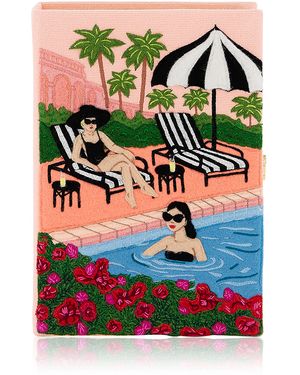 Olympia Le-Tan The Pool Clutch - Pink