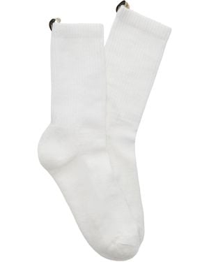 Comme Si The Merino Tube Sock - White