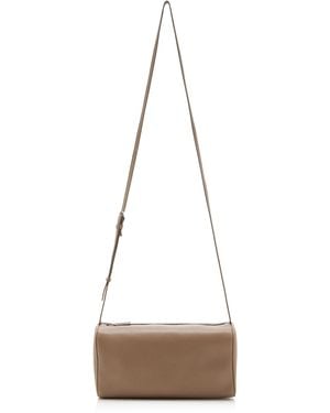 The Row 90's Leather Crossbody Bag - Natural