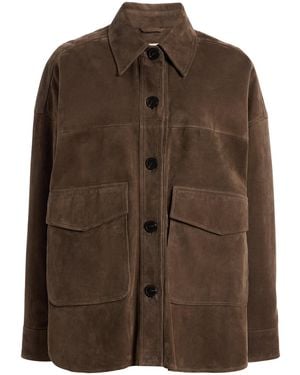 Arma Kaylee Suede Jacket - Brown