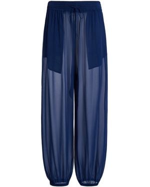 Christopher Esber Bennett Silk Pants - Blue