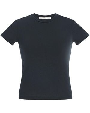 SLVRLAKE Denim Fitted Cotton T-Shirt - Blue