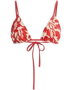SIR. Exclusive String Tie Bikini Top - Red