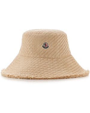 Moncler Raffia Hat - Natural