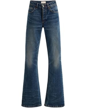 Jeanerica Moda Mid-Rise Straight-Leg Jeans - Blue