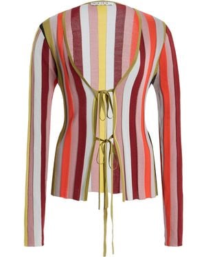 Third Form Exclusive Rythym Striped Knit Top - Red